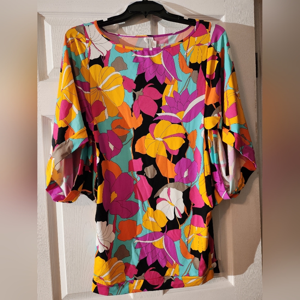 Trina Turk cover-up tunic, medium